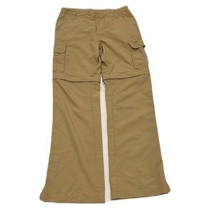 REI Girls Sahara Convertible Pants Quick Dry UPF 45 Zip Size M 10/12